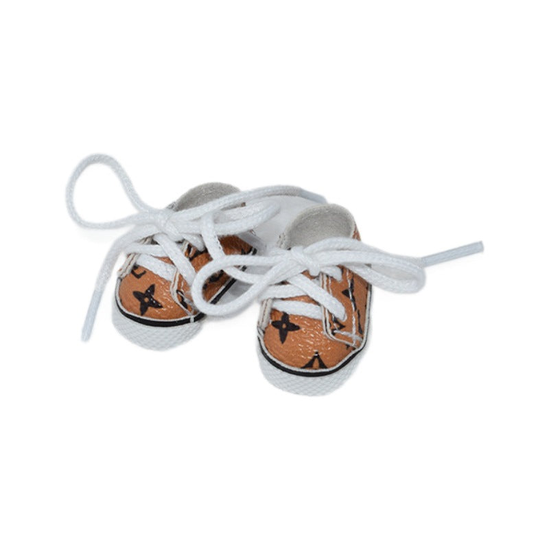 000-3.8CM First and Second Generation Labubu Shoes 10CM Cotton Doll Shoes Toy Dress-Up Replacement Shoes