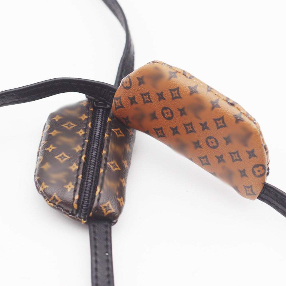 000-Labubu Doll Crossbody Bag BJD 1/6 Scale/1/8 Scale/1/12 Scale Doll 17cm Labubu Backpack Waist Bag