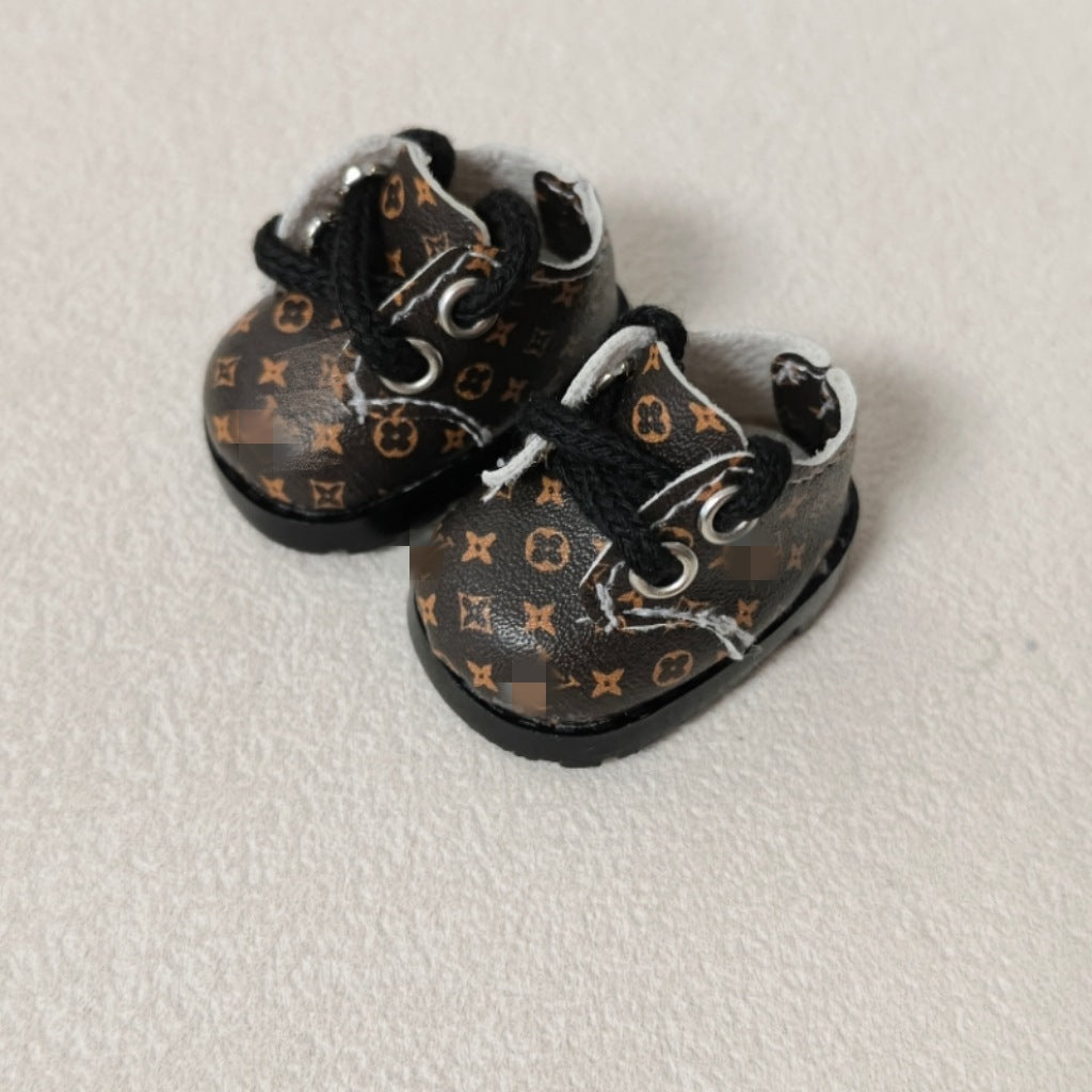 000-3.8CM First and Second Generation Labubu Shoes 10CM Cotton Doll Shoes Toy Dress-Up Replacement Shoes