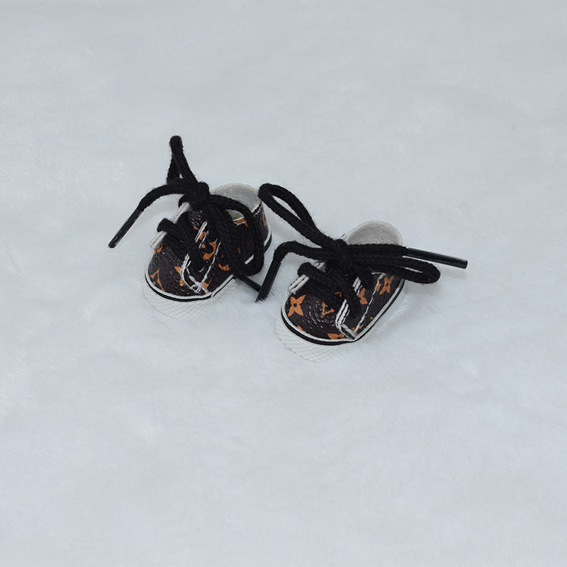 000-3.8CM First and Second Generation Labubu Shoes 10CM Cotton Doll Shoes Toy Dress-Up Replacement Shoes