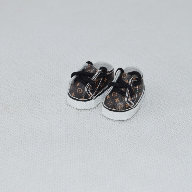 000-3.8CM First and Second Generation Labubu Shoes 10CM Cotton Doll Shoes Toy Dress-Up Replacement Shoes