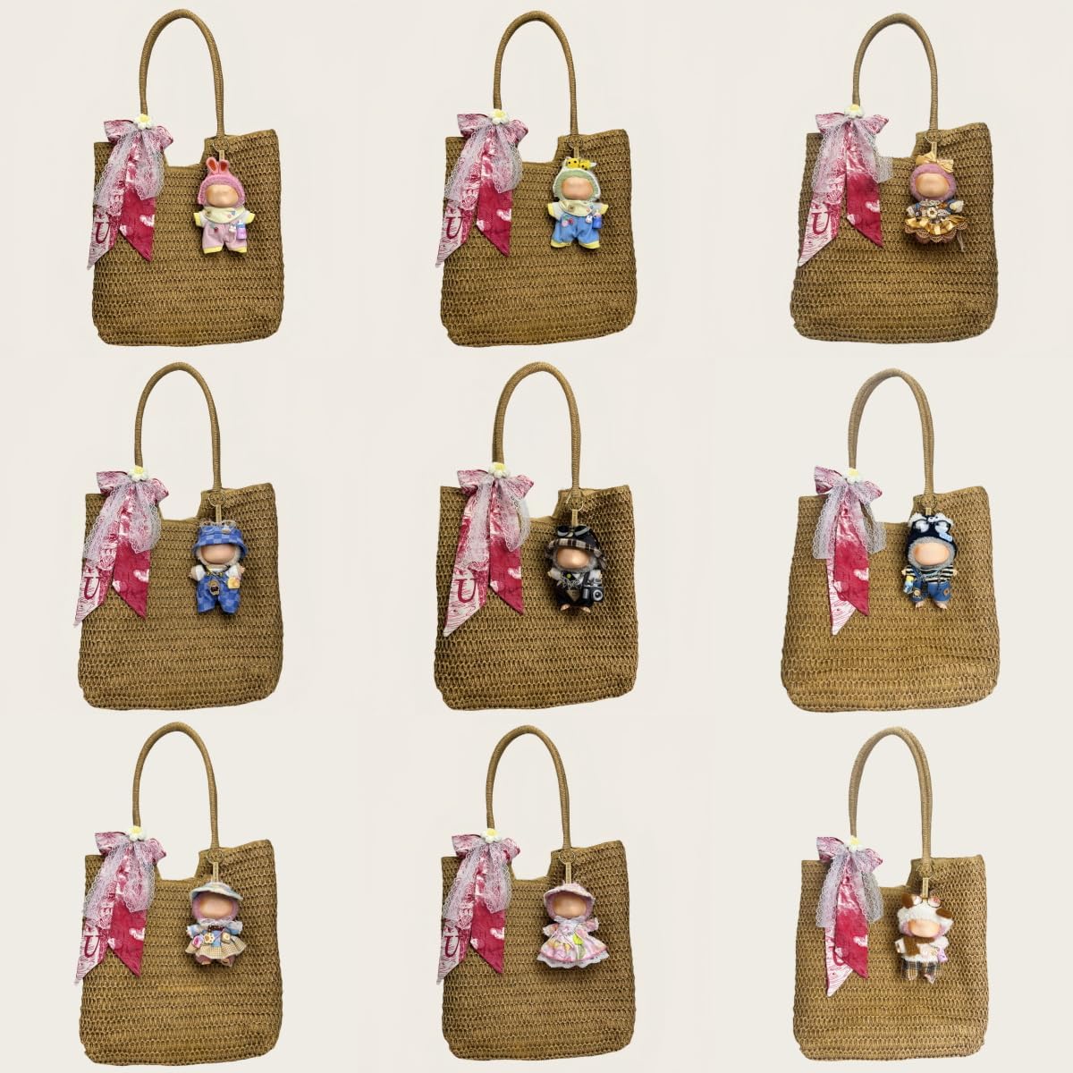 000-Used for Labubu Doll Outfit Clothes Designer Set,Compatible with Labubu Clothe Accessories for Doll