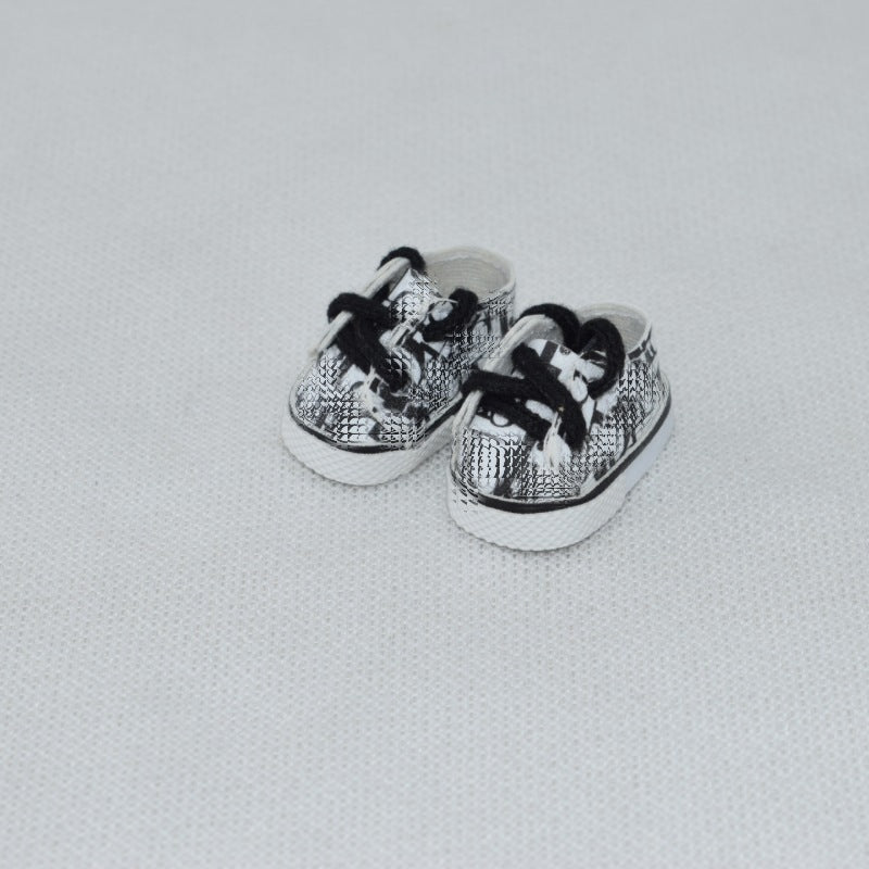 000-3.8CM First and Second Generation Labubu Shoes 10CM Cotton Doll Shoes Toy Dress-Up Replacement Shoes