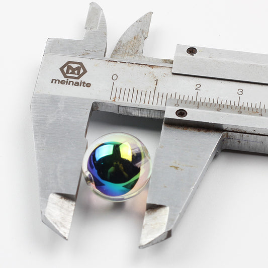 Super cool seven color bead bead 16MM straight hole round bead