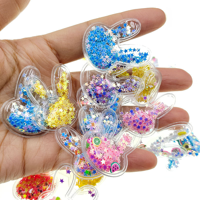 PVC sequin quicksand accessories (free shipping)