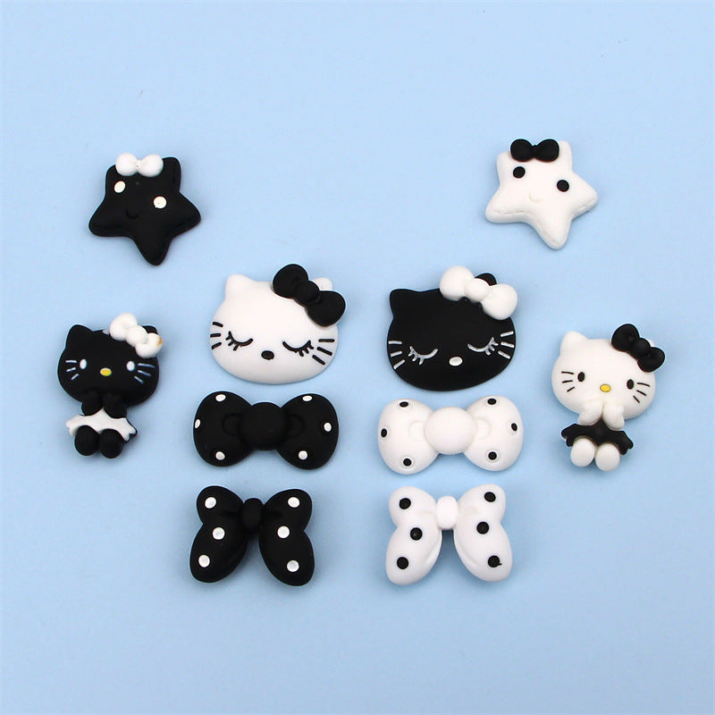 Bow Hello Kitty Resin accessories