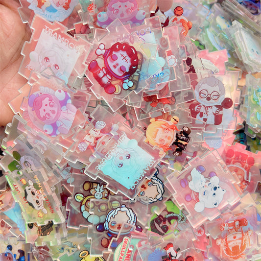 pop mart acrylic double layer puzzle