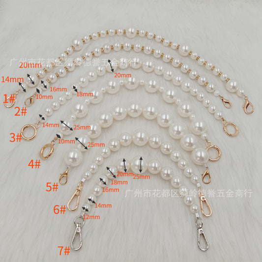 Pearl chain accessory ABS pearl bag chain
