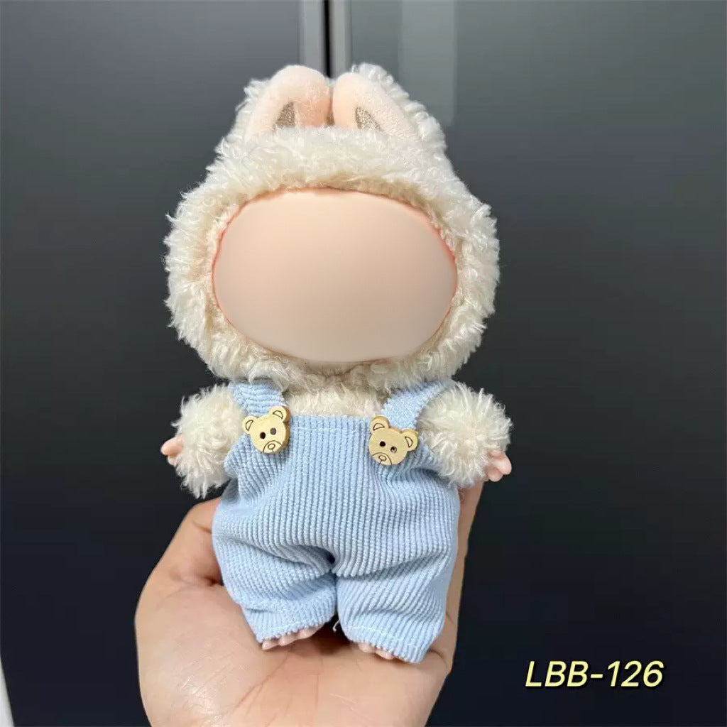 Clothes Only Suitable for 17cm Labubu Vinyl Doll Plush Doll Etc