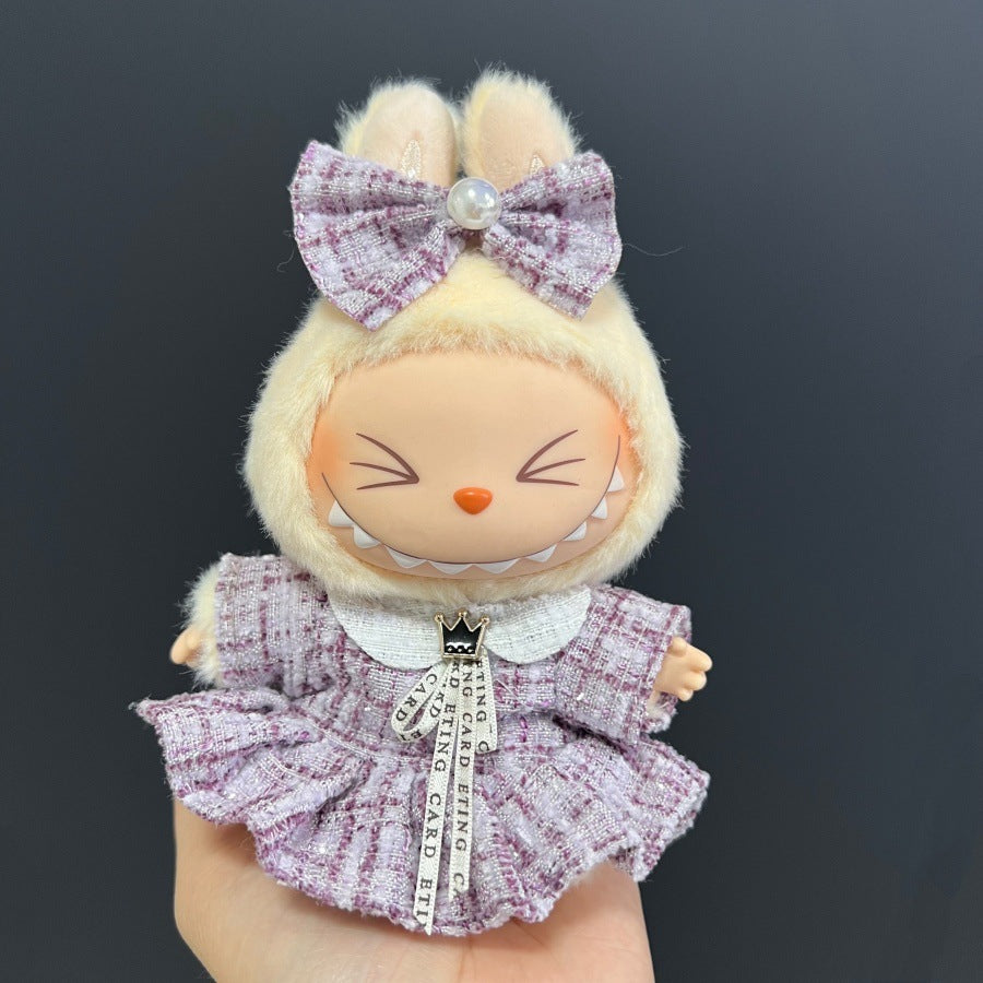 Clothes Only Suitable for 17cm Labubu Vinyl Doll Plush Doll Etc