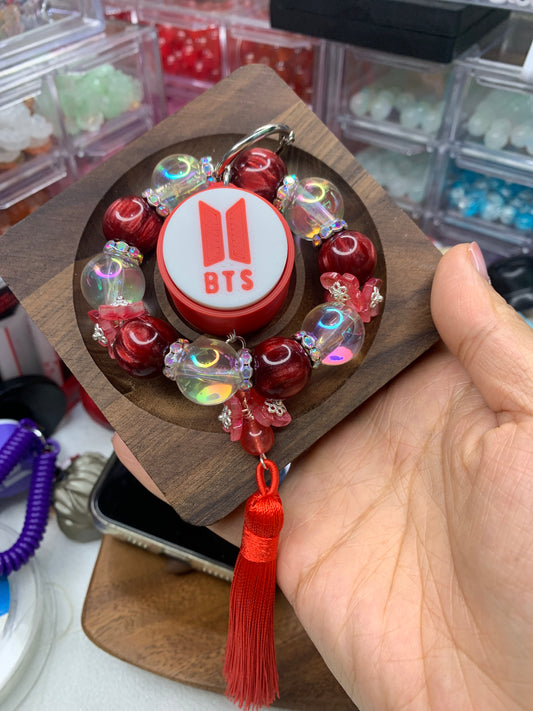 Bts click bracelet keychains