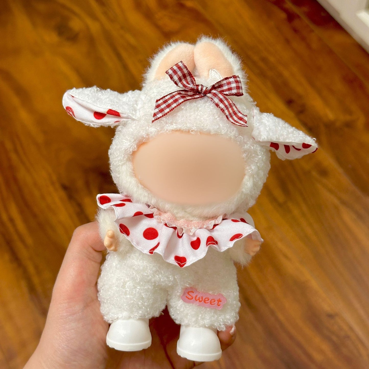 Clothes Only Suitable for 17cm Labubu Vinyl Doll Plush Dolls