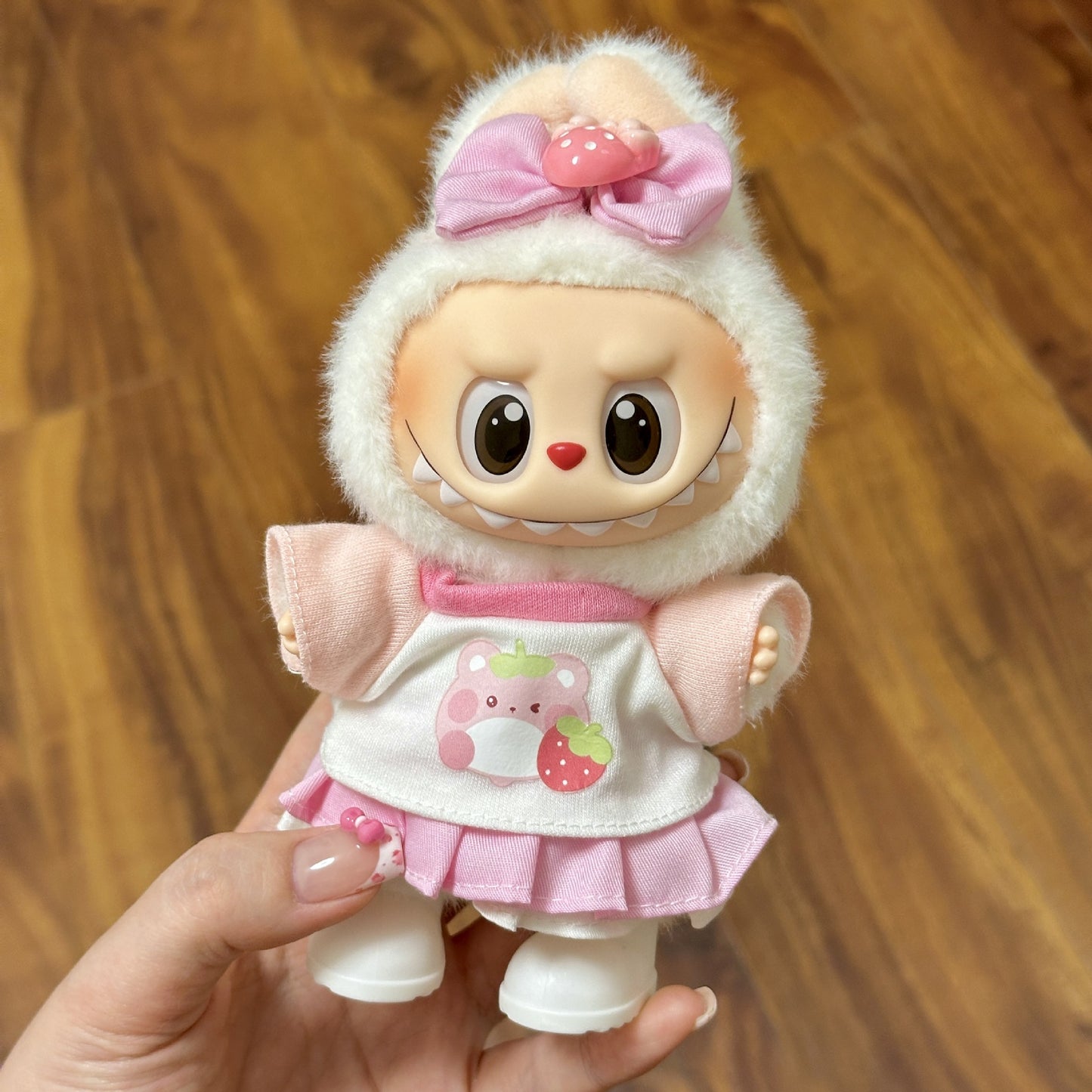 Clothes Only Suitable for 17cm Labubu Vinyl Doll Plush Dolls