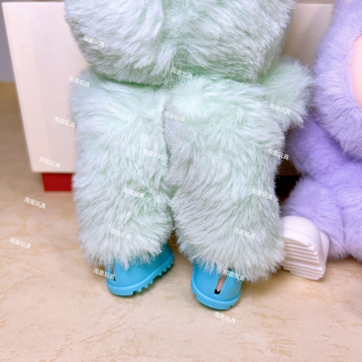 Plastic Labubu Shoes 17cm Cotton Doll Accessories Doll Shoes Dress-Up Accessories Labubu Accessories