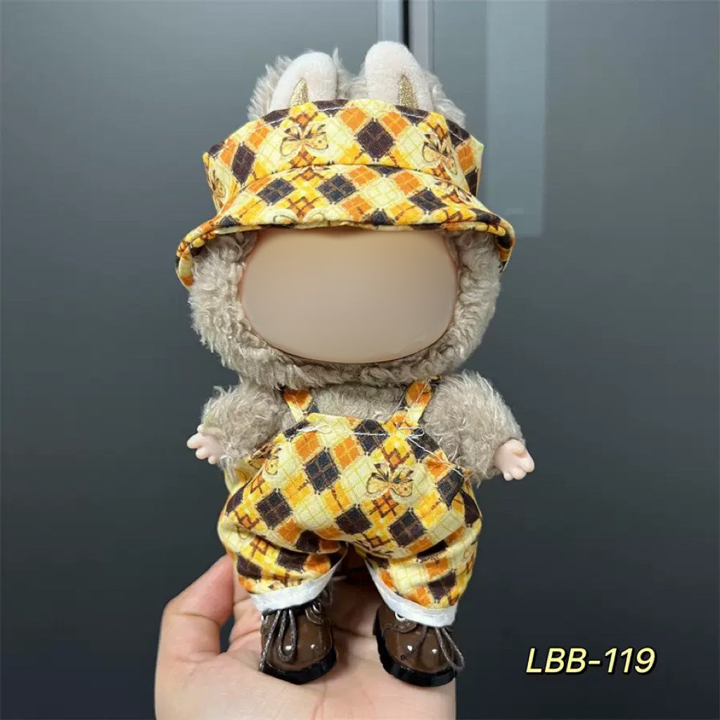 Clothes Only Suitable for 17cm Labubu Vinyl Doll Plush Doll Etc