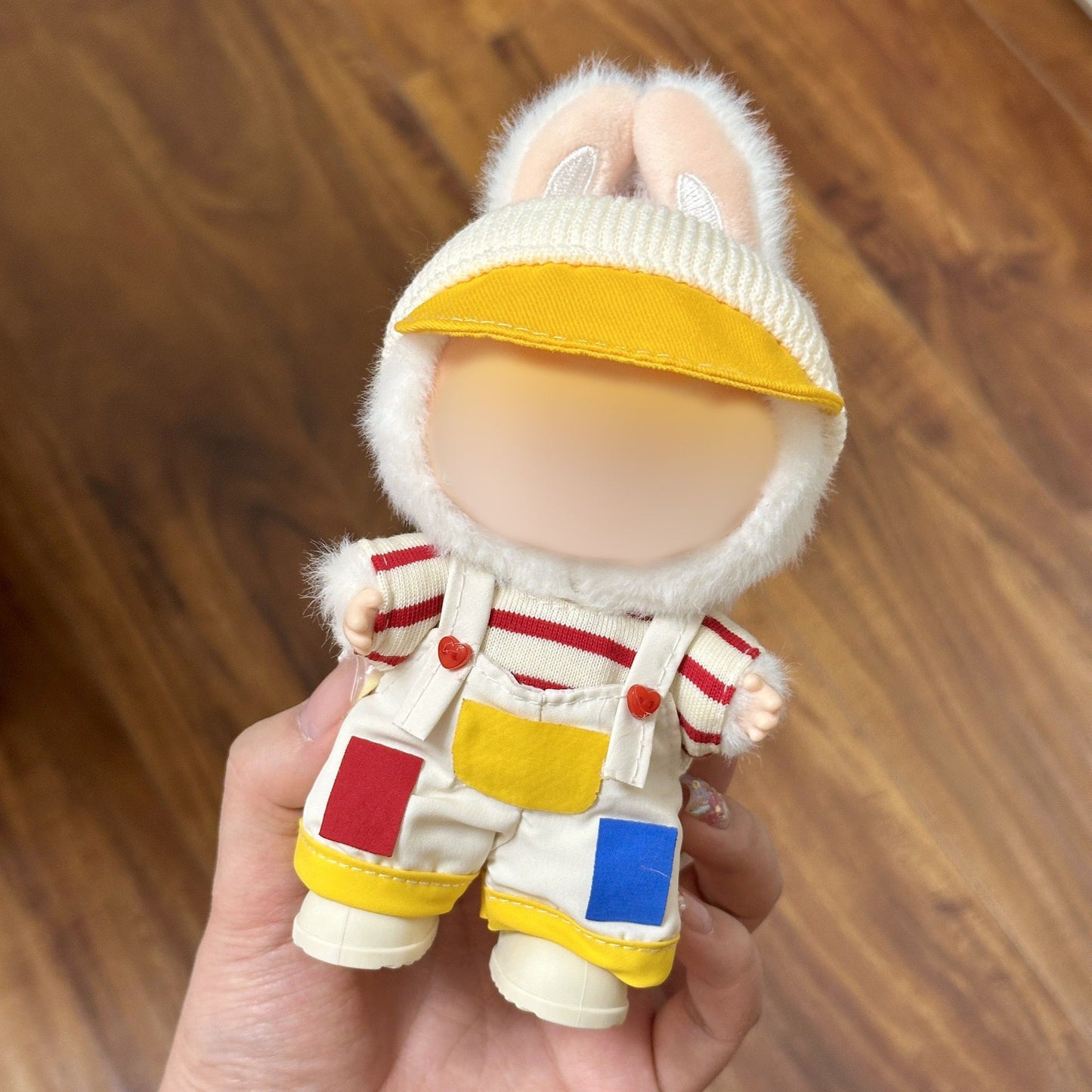 Clothes Only Suitable for 17cm Labubu Vinyl Doll Plush Dolls