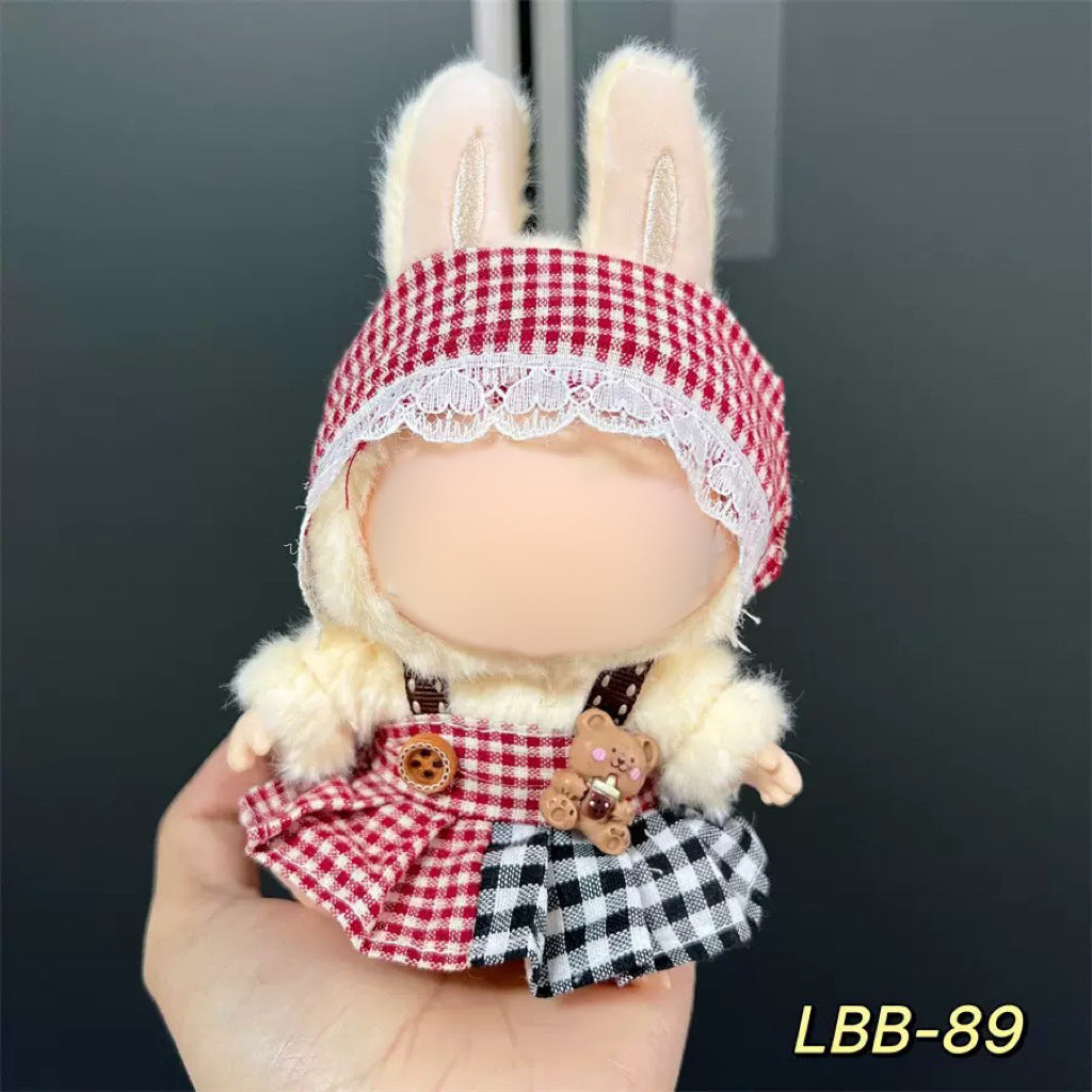 Clothes Only Suitable for 17cm Labubu Vinyl Doll Plush Doll Etc