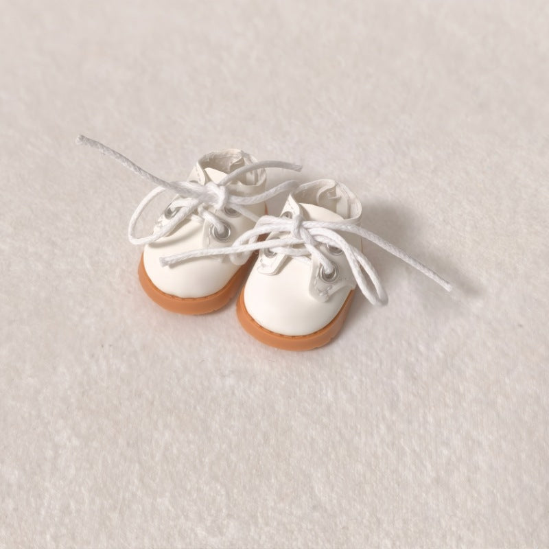 Labubu Doll Shoes Collection 17cm Keychain Blind Fit Automobiles Curtain Cloth for Shoes Doll Dress up Toy Shoes