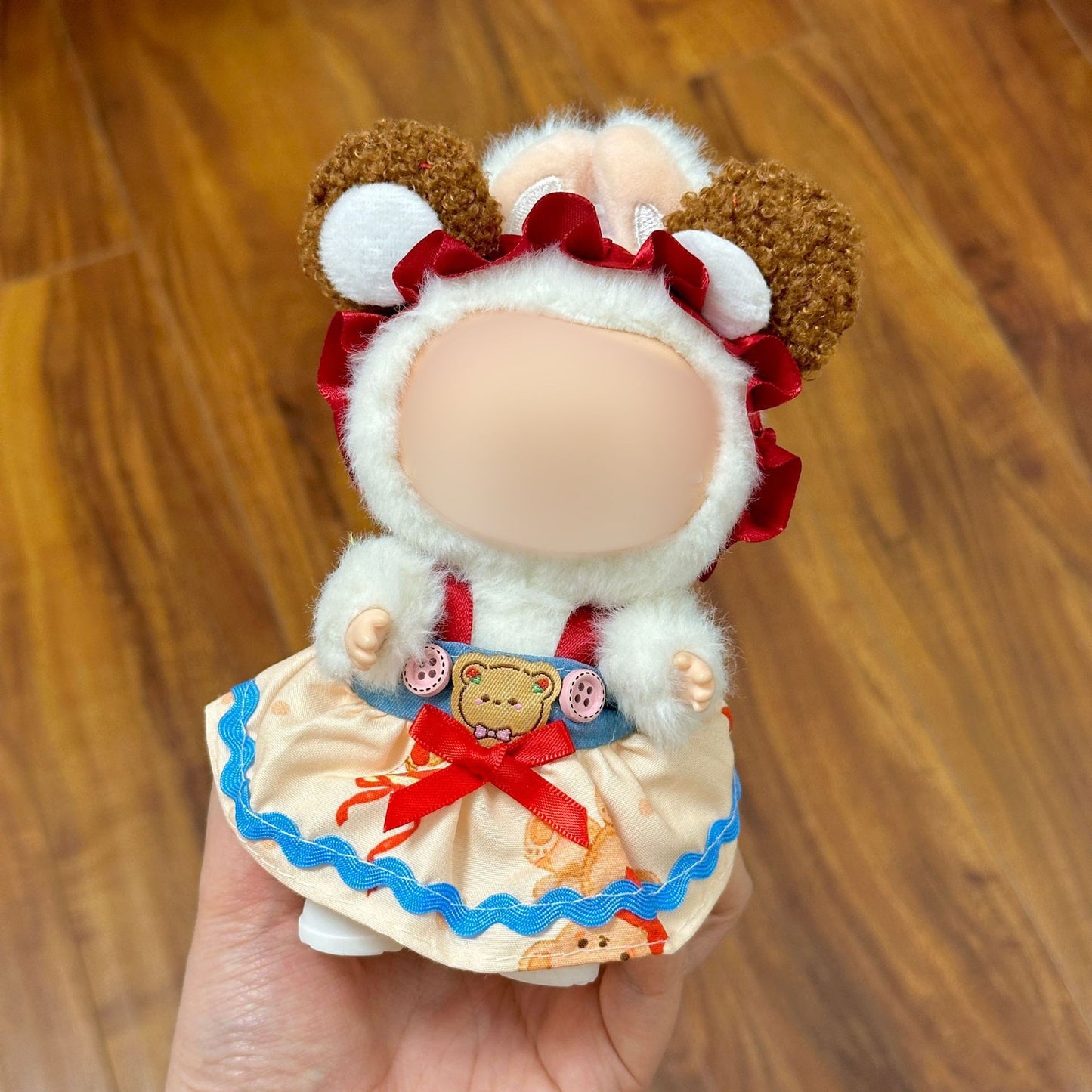 Clothes Only Suitable for 17cm Labubu Vinyl Doll Plush Dolls