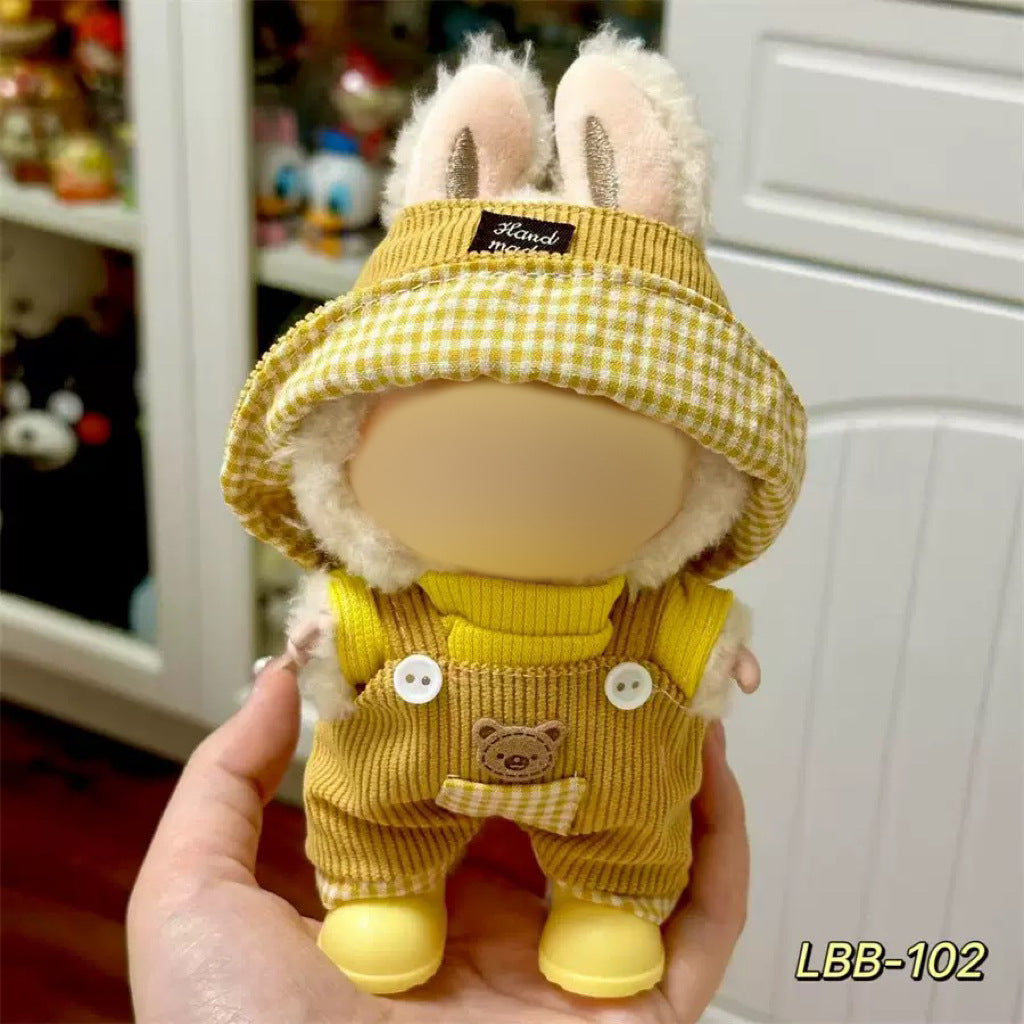 Clothes Only Suitable for 17cm Labubu Vinyl Doll Plush Doll Etc