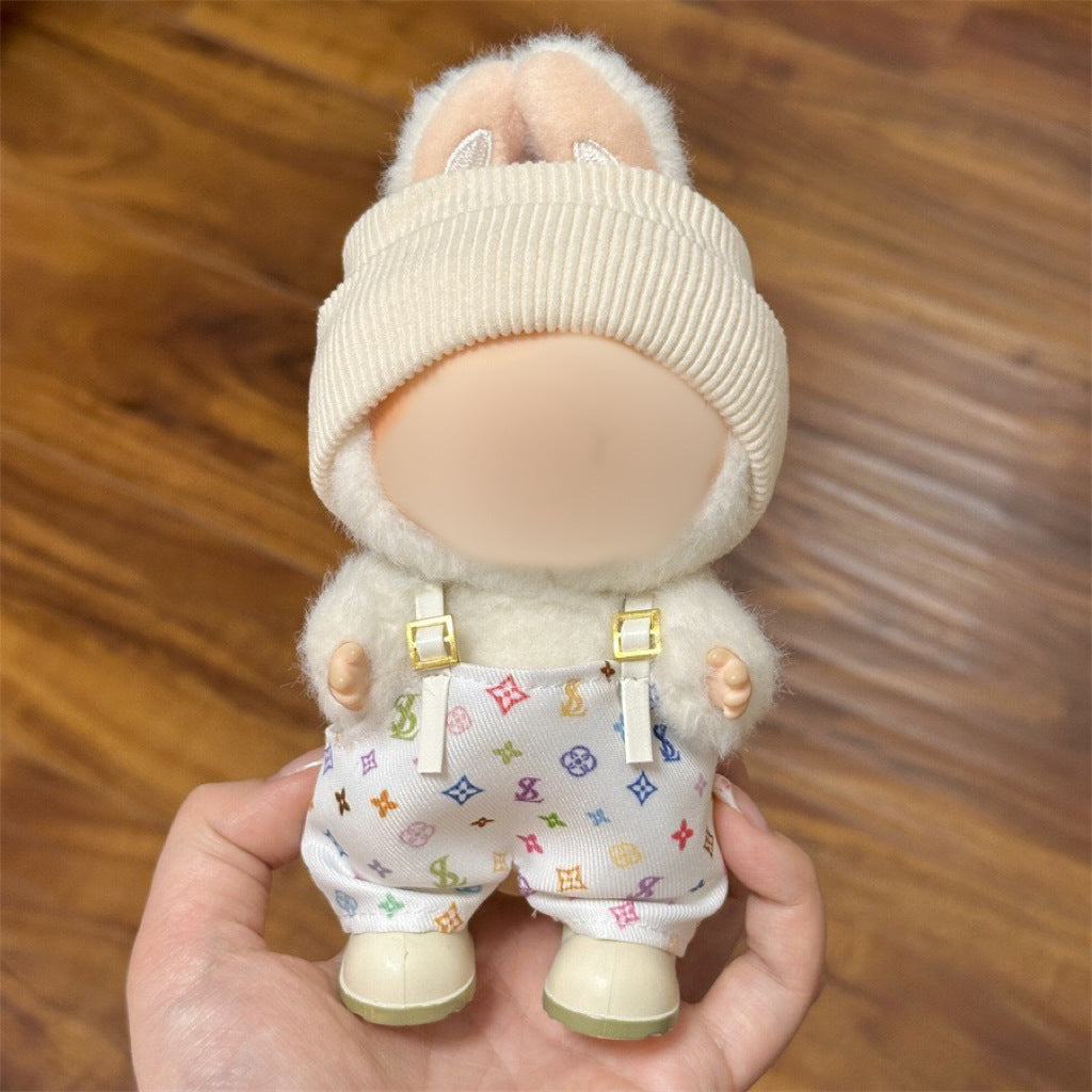 Clothes Only Suitable for 17cm Labubu Vinyl Doll Plush Dolls