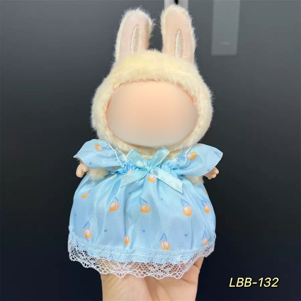 Clothes Only Suitable for 17cm Labubu Vinyl Doll Plush Doll Etc