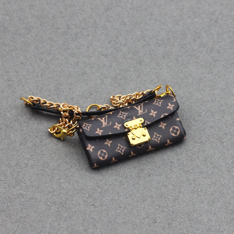 000-Labubu Vinyl Blind Box Doll Accessories Bag 17CM Lina Bell Pendant Bag Accessories Decoration