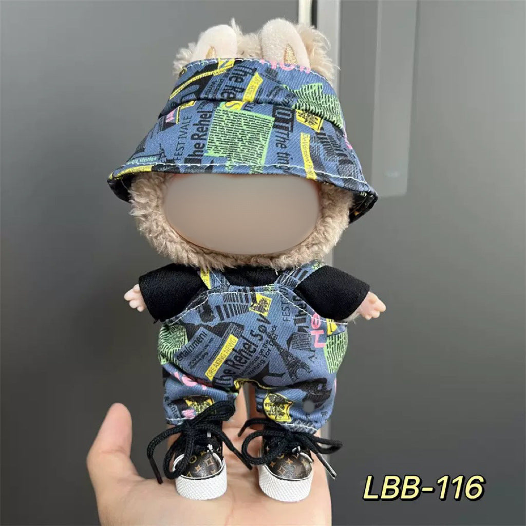 Clothes Only Suitable for 17cm Labubu Vinyl Doll Plush Doll Etc