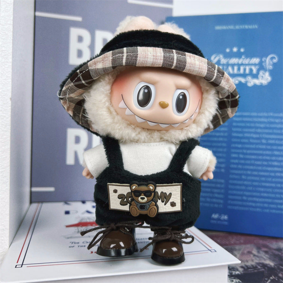 Clothes Only Suitable for 17cm Labubu Vinyl Doll Plush Dolls