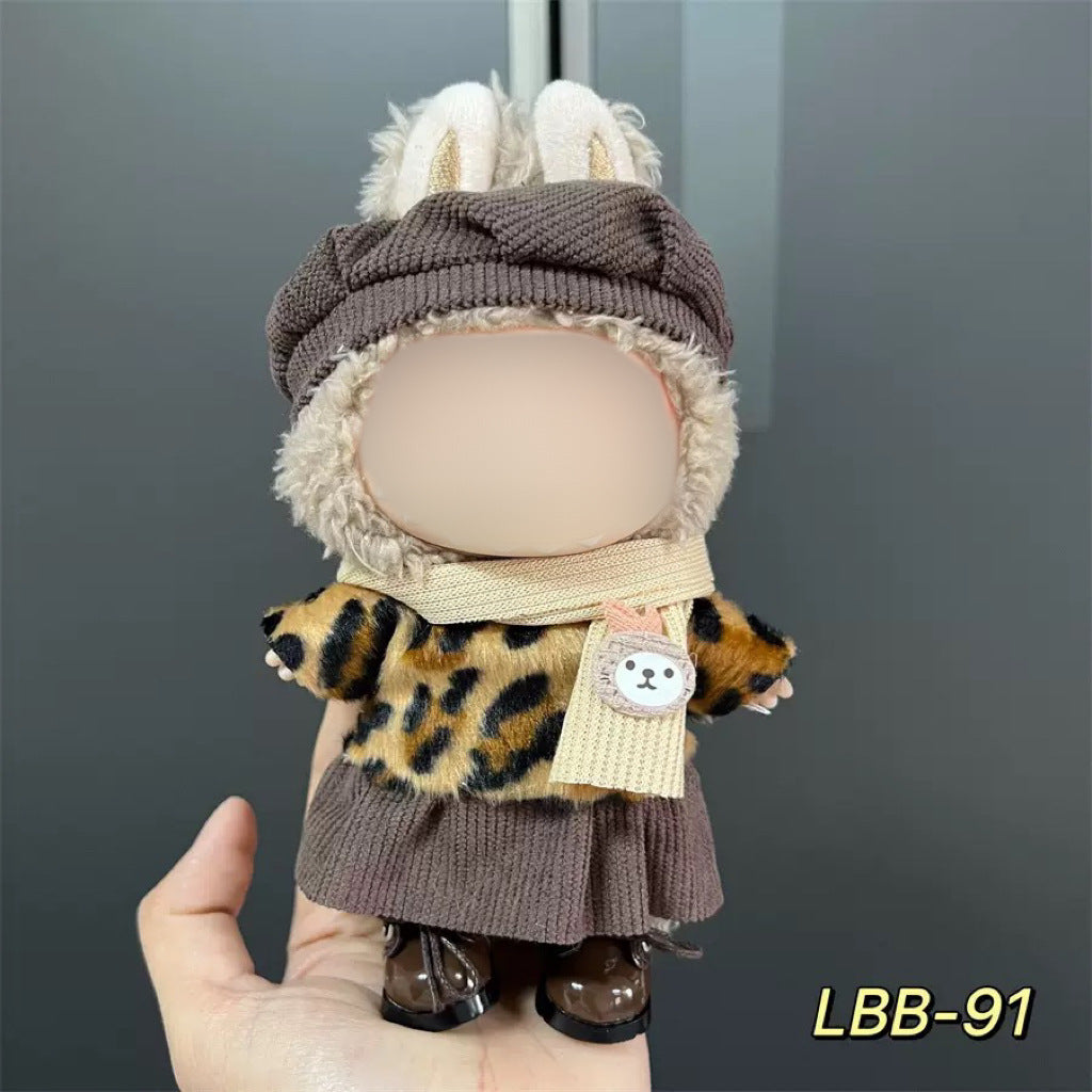 Clothes Only Suitable for 17cm Labubu Vinyl Doll Plush Doll Etc