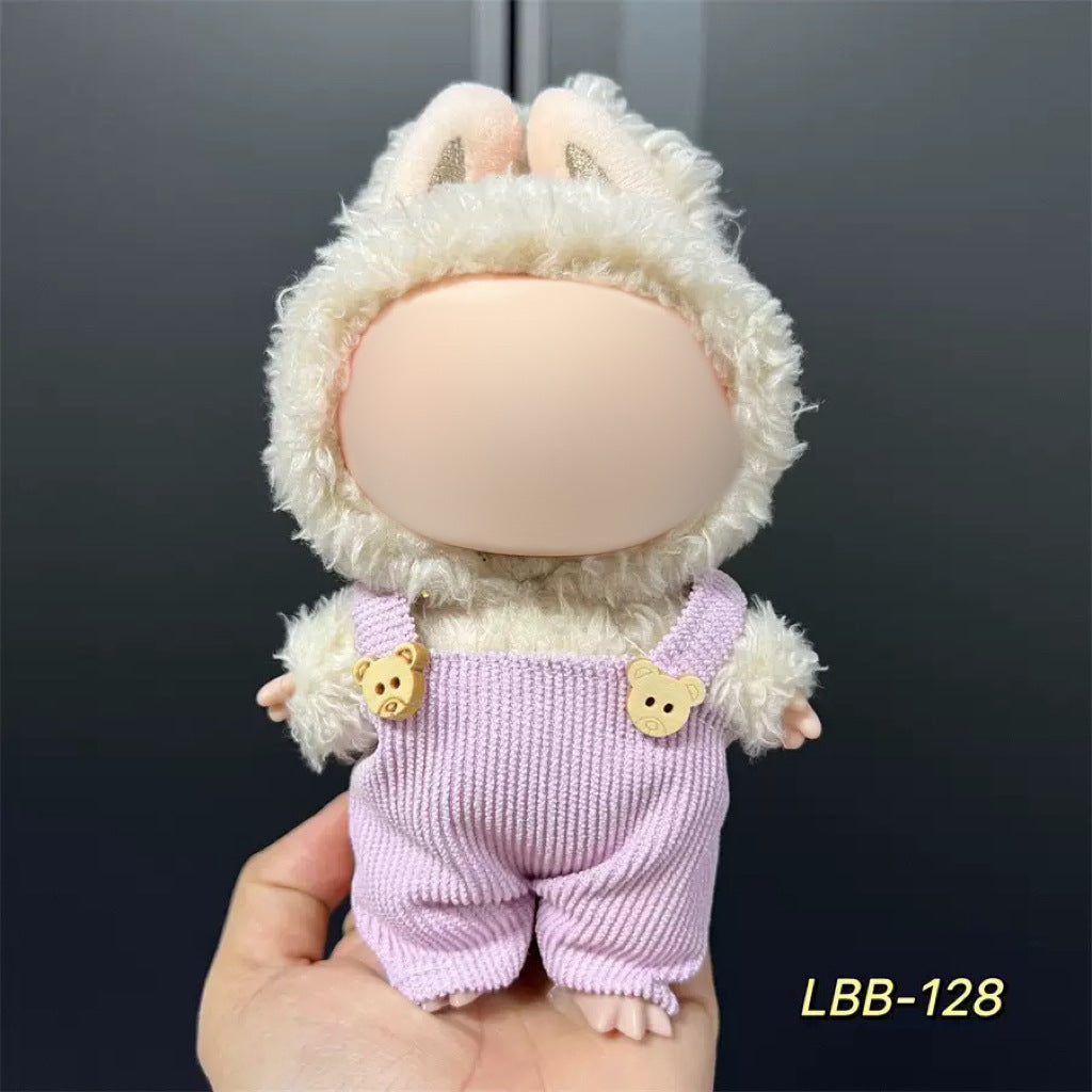 Clothes Only Suitable for 17cm Labubu Vinyl Doll Plush Doll Etc