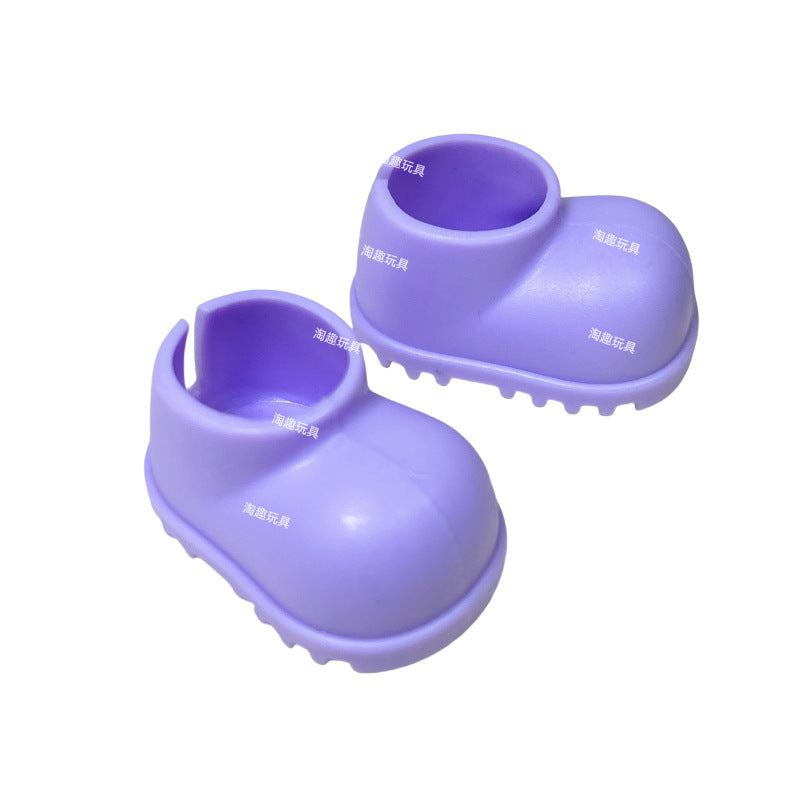Plastic Labubu Shoes 17cm Cotton Doll Accessories Doll Shoes Dress-Up Accessories Labubu Accessories