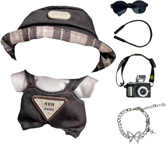 000-Used for Labubu Doll Outfit Clothes Designer Set,Compatible with Labubu Clothe Accessories for Doll