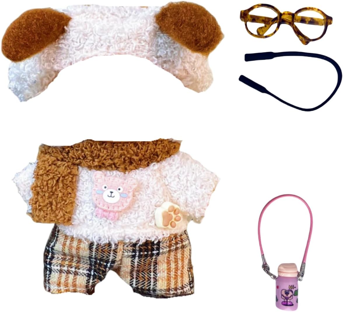 000-Used for Labubu Doll Outfit Clothes Designer Set,Compatible with Labubu Clothe Accessories for Doll