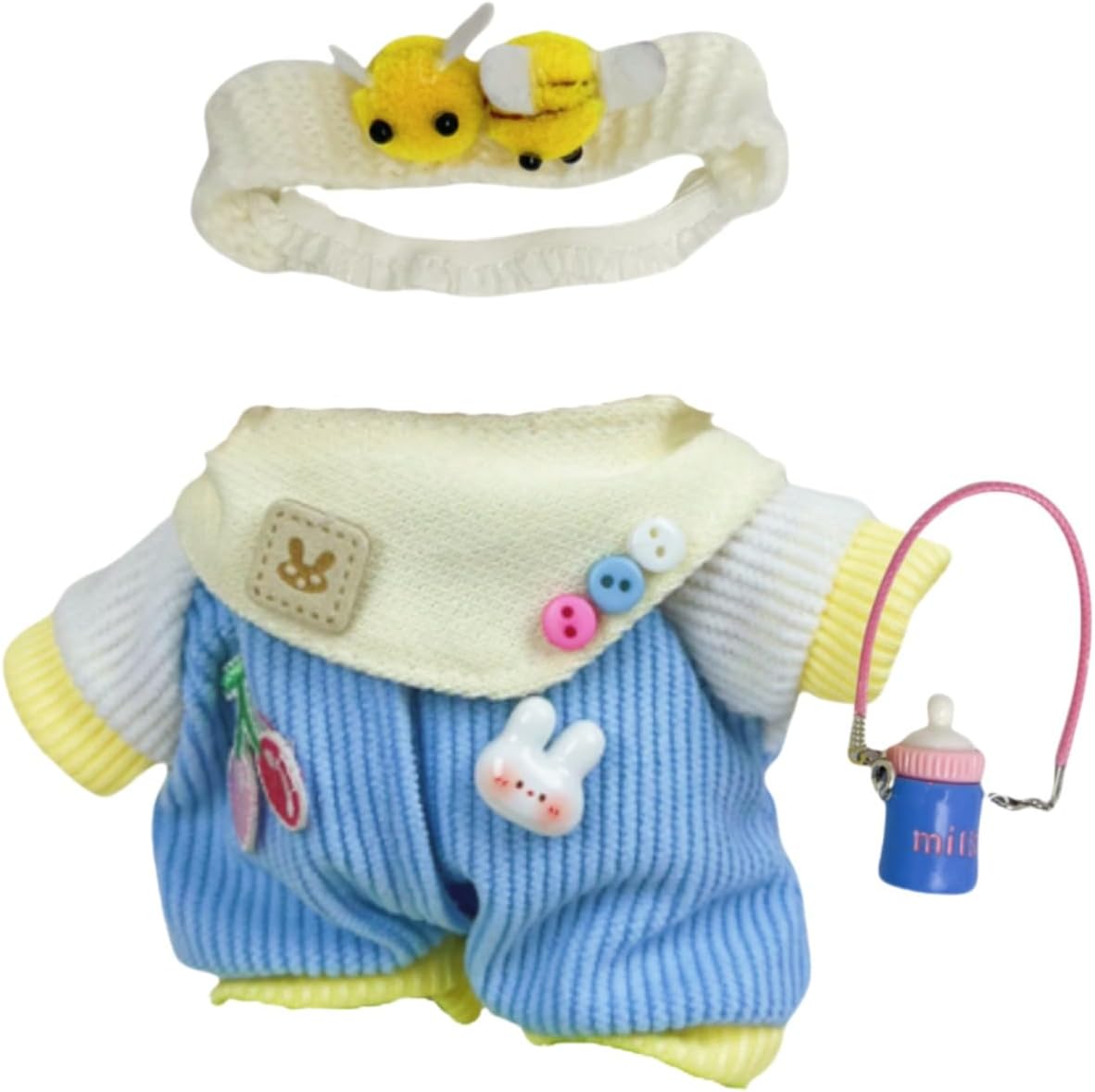 000-Used for Labubu Doll Outfit Clothes Designer Set,Compatible with Labubu Clothe Accessories for Doll