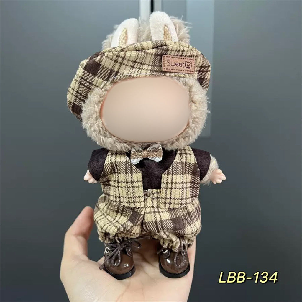 Clothes Only Suitable for 17cm Labubu Vinyl Doll Plush Doll Etc