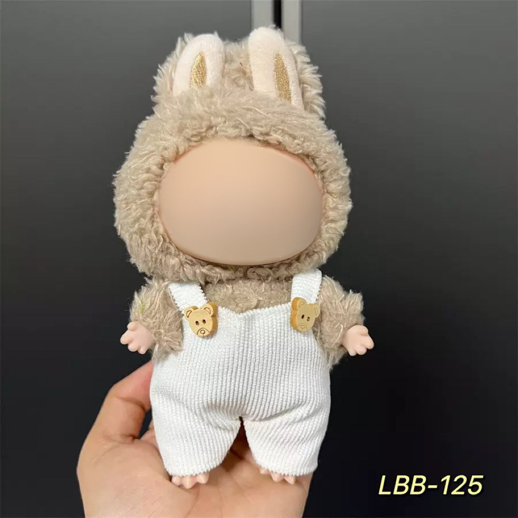 Clothes Only Suitable for 17cm Labubu Vinyl Doll Plush Doll Etc