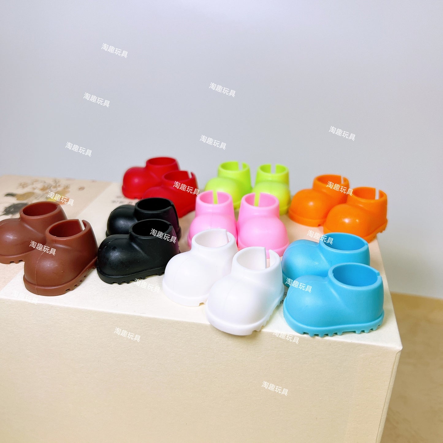 Plastic Labubu Shoes 17cm Cotton Doll Accessories Doll Shoes Dress-Up Accessories Labubu Accessories