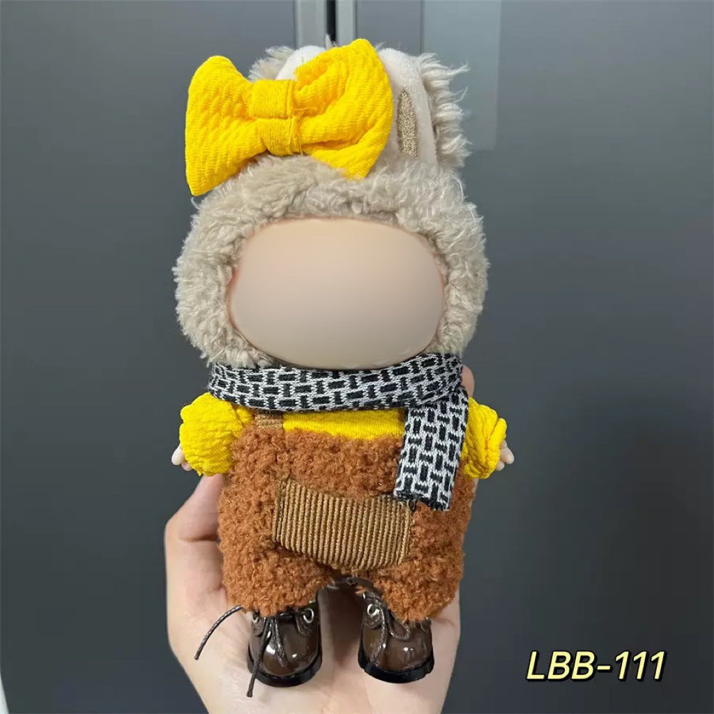 Clothes Only Suitable for 17cm Labubu Vinyl Doll Plush Doll Etc