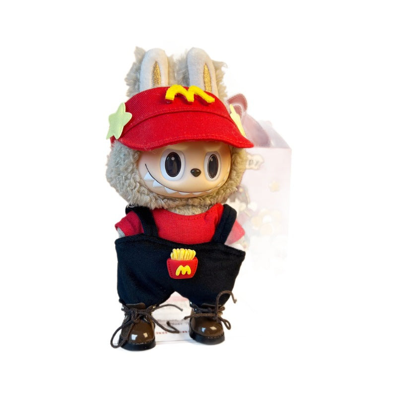 Clothes Only Suitable for 17cm Labubu Vinyl Doll Plush Dolls