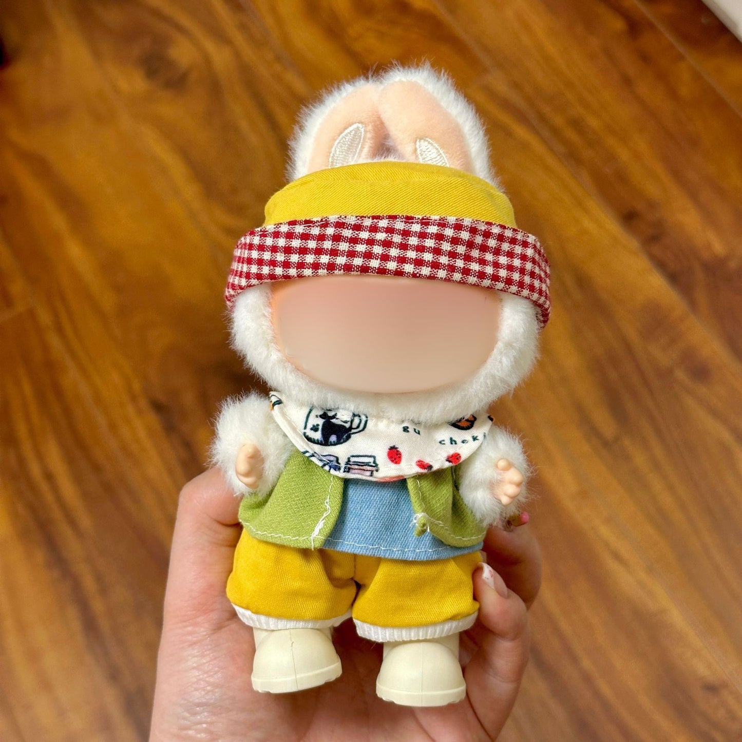 Clothes Only Suitable for 17cm Labubu Vinyl Doll Plush Dolls