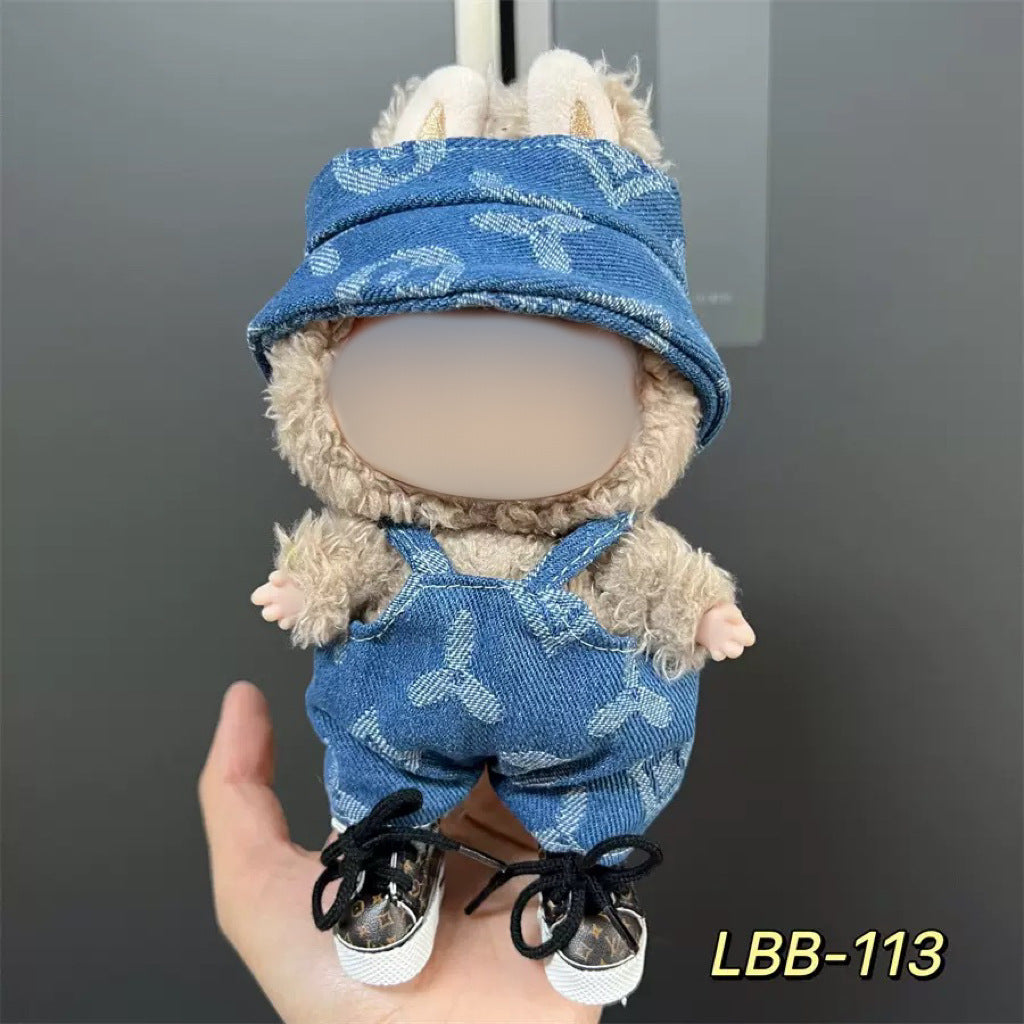 Clothes Only Suitable for 17cm Labubu Vinyl Doll Plush Doll Etc