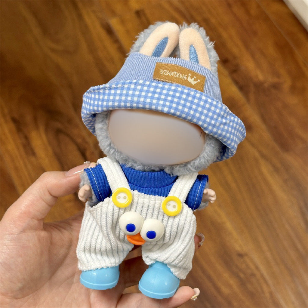 Clothes Only Suitable for 17cm Labubu Vinyl Doll Plush Dolls