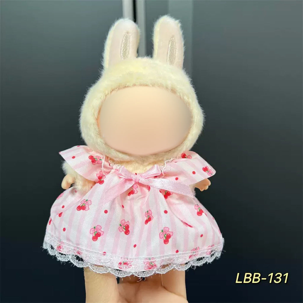 Clothes Only Suitable for 17cm Labubu Vinyl Doll Plush Doll Etc