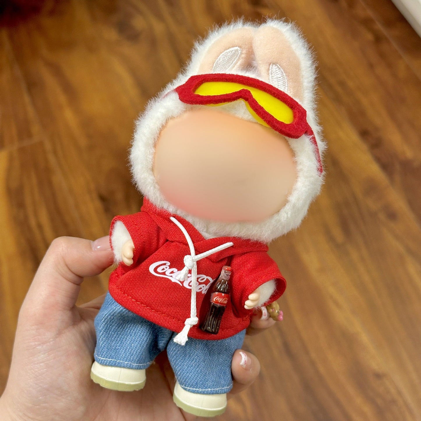 Clothes Only Suitable for 17cm Labubu Vinyl Doll Plush Dolls