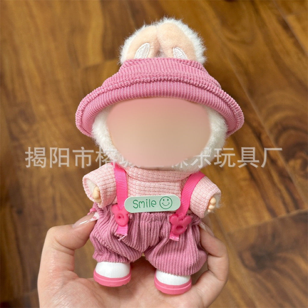 Clothes Only Suitable for 17cm Labubu Vinyl Doll Plush Dolls