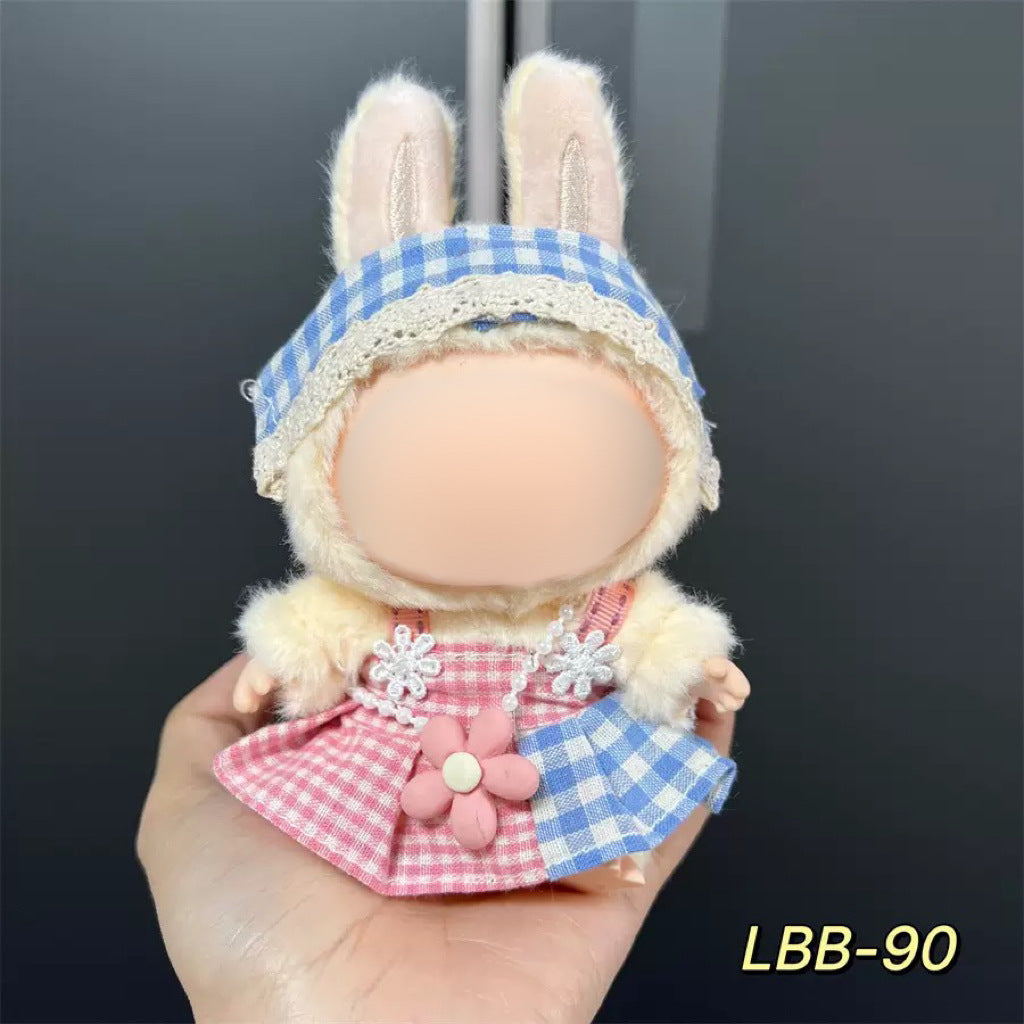 Clothes Only Suitable for 17cm Labubu Vinyl Doll Plush Doll Etc