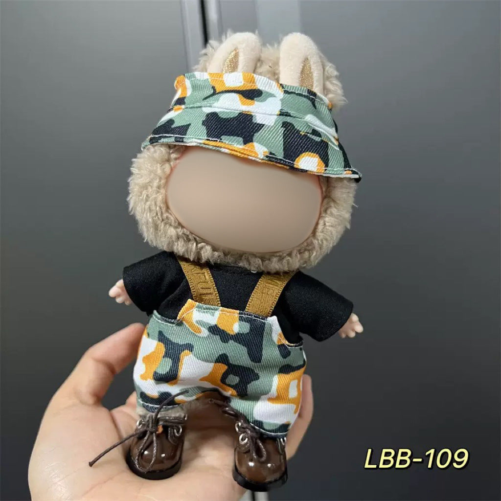 Clothes Only Suitable for 17cm Labubu Vinyl Doll Plush Doll Etc