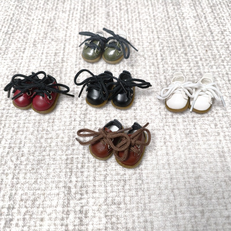 Labubu Doll Shoes Collection 17cm Keychain Blind Fit Automobiles Curtain Cloth for Shoes Doll Dress up Toy Shoes