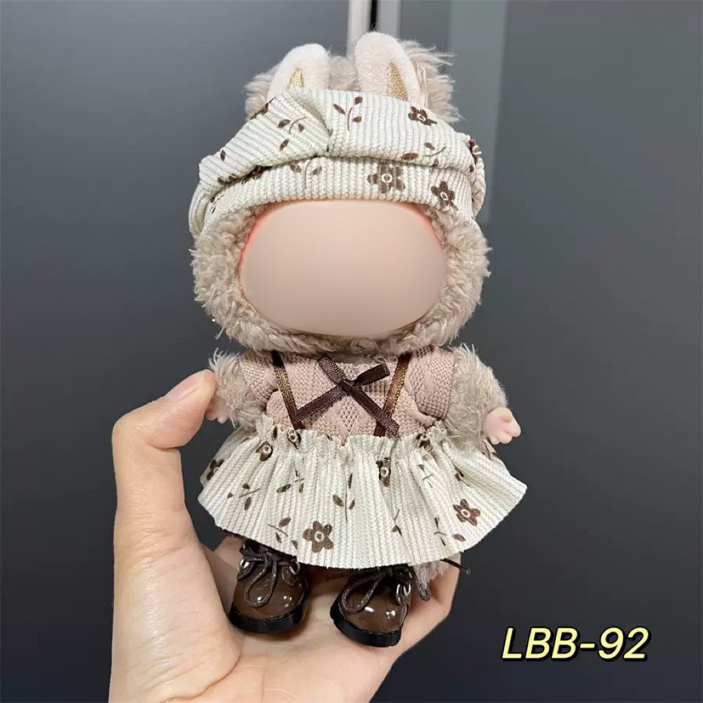 Clothes Only Suitable for 17cm Labubu Vinyl Doll Plush Doll Etc